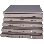 Map and Plan Steel Cabinet 5-Drawers